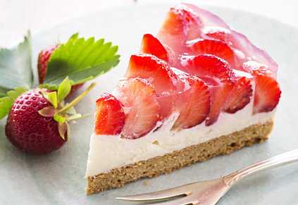 Titelbild für Erdbeer Quark Torte , der süchtig macht