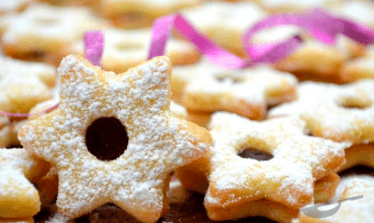 Titelbild für geschmackvoll – ZARTE BUTTERPLÄTZCHEN – WEIHNACHTSSTERNE