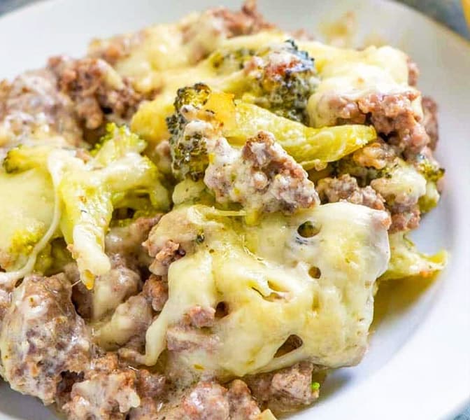 Titelbild für Fitness Auflauf mit Brokkoli und Hackfleisch