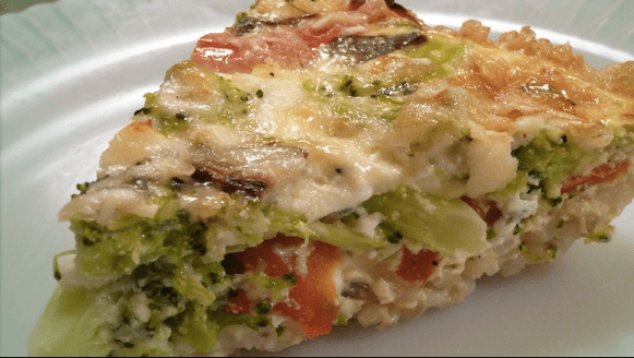 Titelbild für Low carb Gemüsequiche