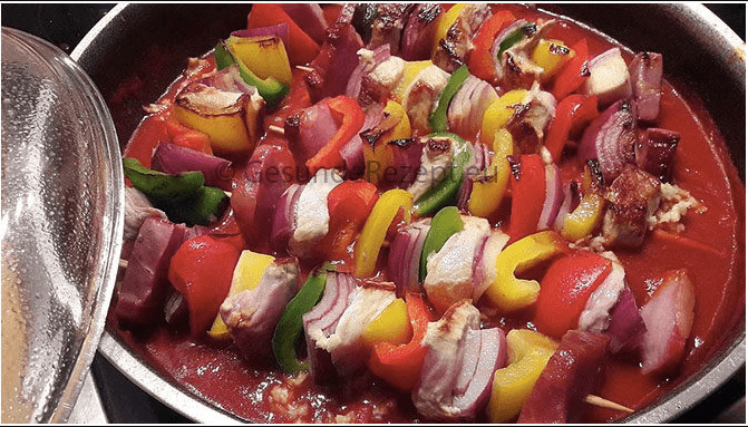 Titelbild für geschmackvoll – Schaschlik mit selbstgemachter Schaschliksoße