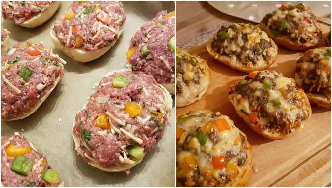 Titelbild für Paprika-Hackbrötchen