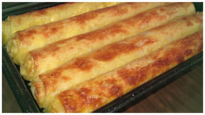 Titelbild für Blätterteig Schinken Käse Stangen