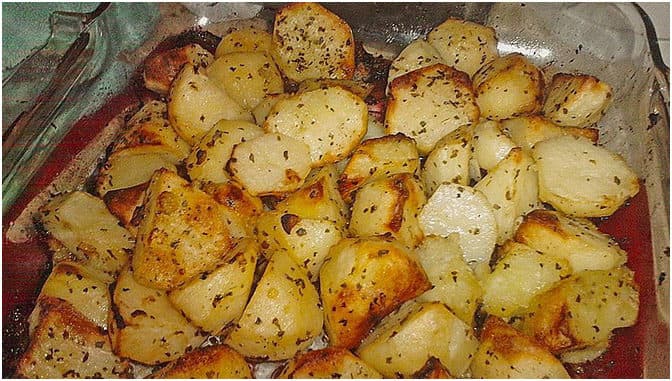 Titelbild für geschmackvoll -Knoblauchkartoffeln