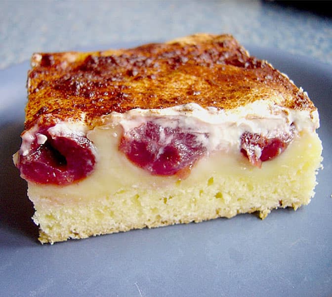 Titelbild für geschmackvoll – Zimt – Kirsch – Schmand Kuchen, einfach und schnell!