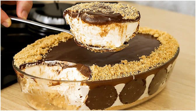 Titelbild für geschmackvoll – Butterkeks Dessert mit Quark und Sahne – EINFACH UND SCHNELL!