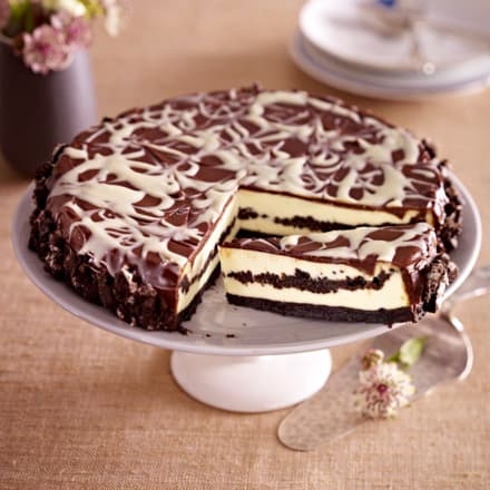 Titelbild für geschmackvoll-SCHOKOKEKS KÄSEKUCHEN