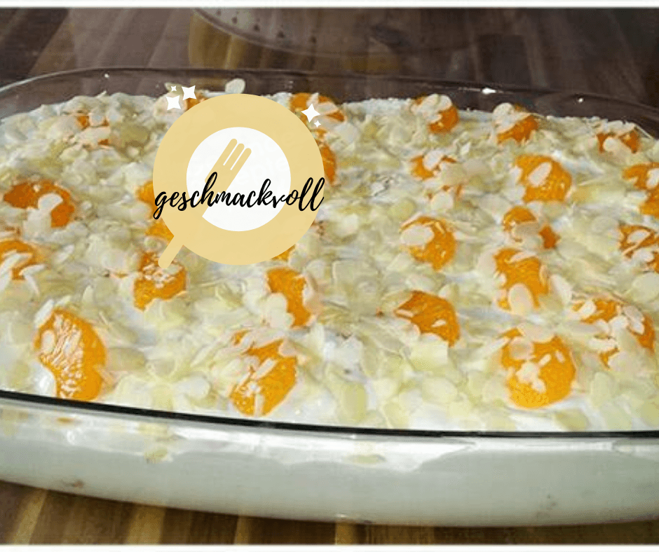 Titelbild für geschmackvoll – Mandarinen-Dessert Einfach aber lecker