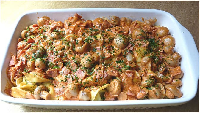 Titelbild für geschmackvoll – Tortelliniauflauf