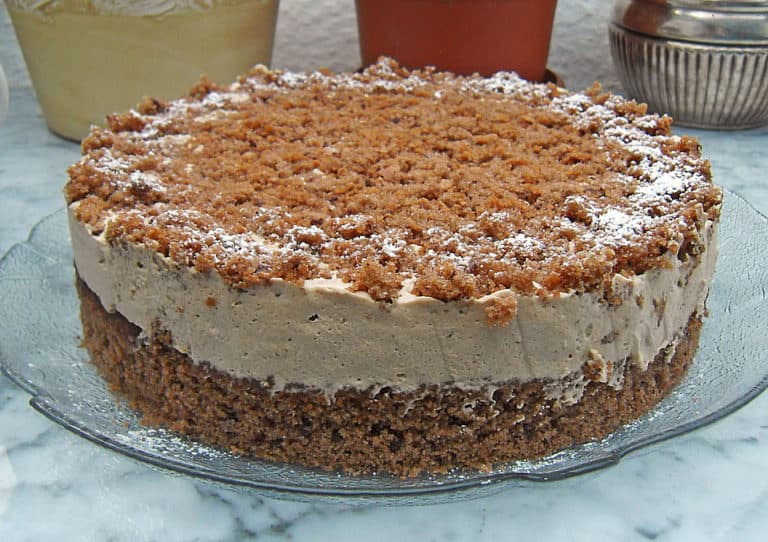 Titelbild für geschmackvoll – CAPPUCCINO – KRÜMELTORTE