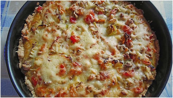 Titelbild für geschmackvoll – Hackfleisch – Schmand – Torte