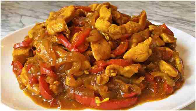 Titelbild für Perfektes Feierabend-Essen Schnelles Hähnchen-Paprika-Gemüse