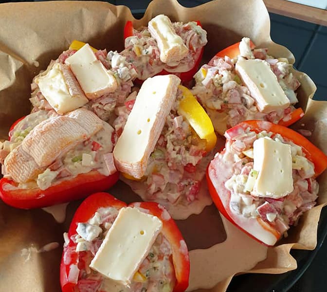 Titelbild für geschmackvoll – Gefüllte paprika , schnell und leicht zu machen