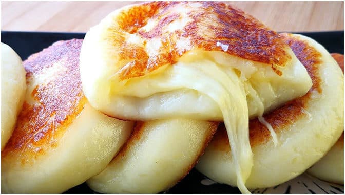 Titelbild für geschmackvoll – Kartoffelfrikadellen gefüllt mit Schmelzkäse