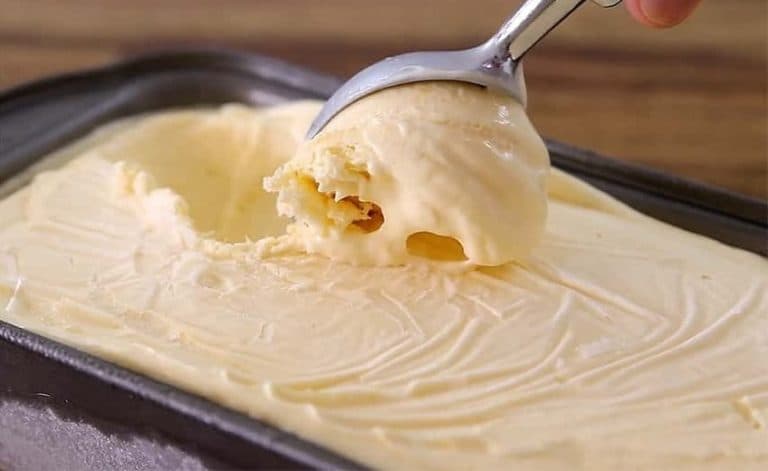 Titelbild für geschmackvoll – MANGO EIS MIT JOGHURT, OHNE EISMASCHINE !