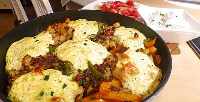 Titelbild für geschmackvoll – Kartoffel – Paprika – Pfanne mit Hackfleisch