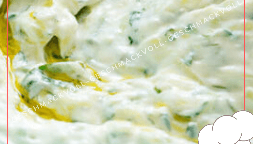 Titelbild für Cacik (Schafskäse-Joghurt-Dip mit Gurken und Knoblauch)