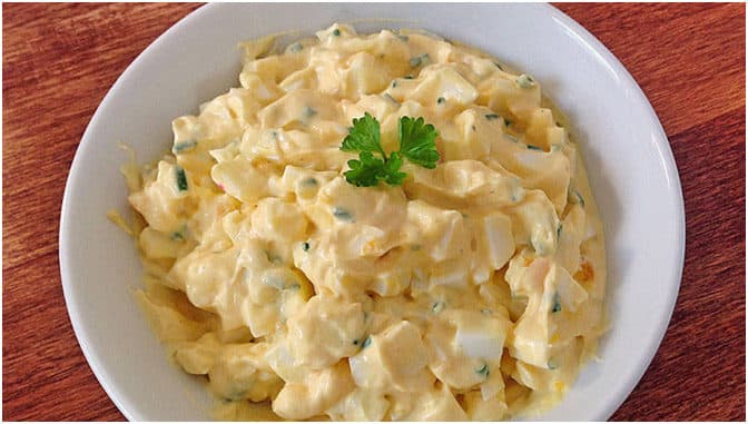 Titelbild für geschmackvoll – Opas Eiersalat mit Knoblauch