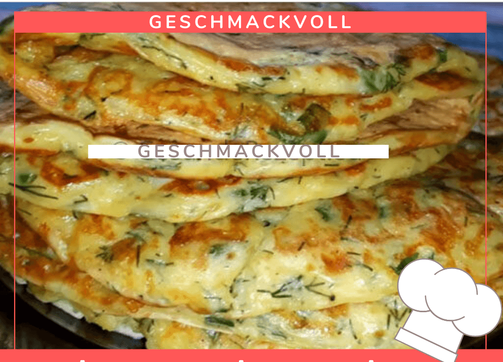 Titelbild für Du hast Zucchini und 4 Eier: Bilden Pfannkuchen schmackhaft und fluffig