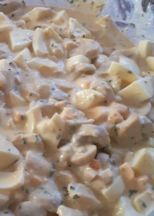 Titelbild für Einfache Eiersalat zum abnehmen