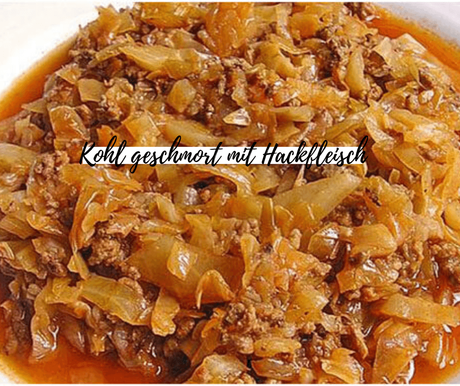 Titelbild für Kohl geschmort mit Hackfleisch