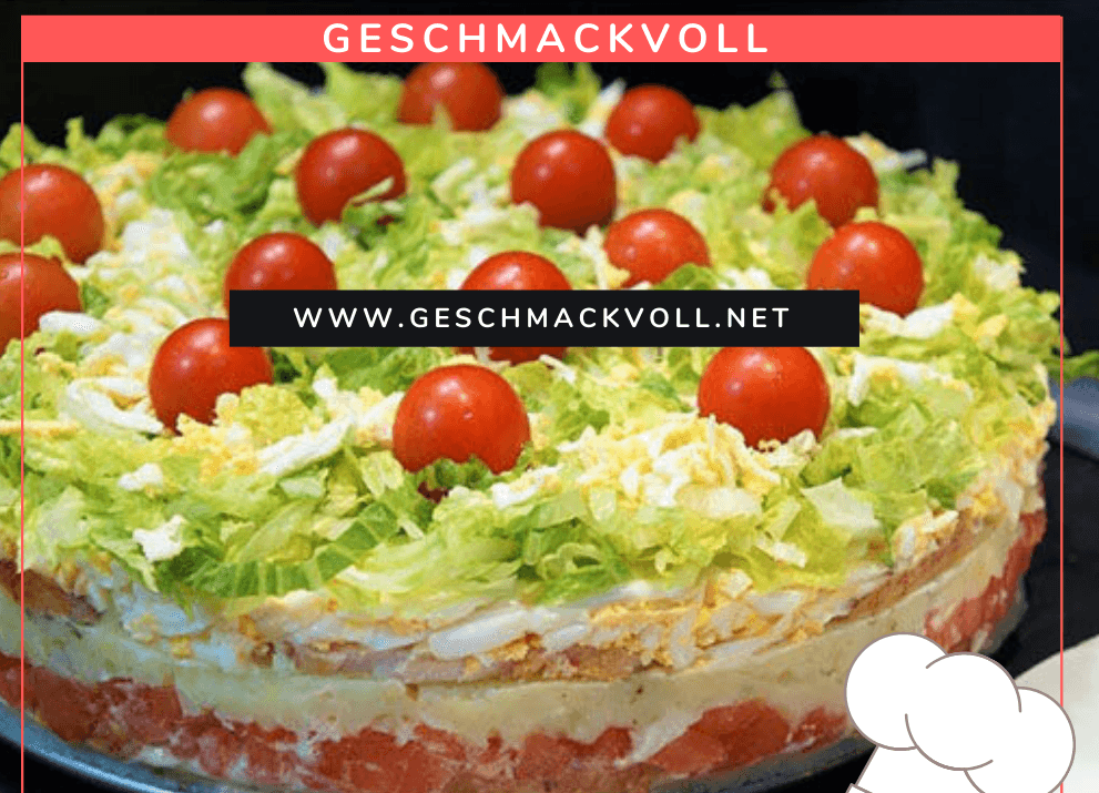 Titelbild für Salattorte fürs Grillen “Ein Stück Salat, bitte!”