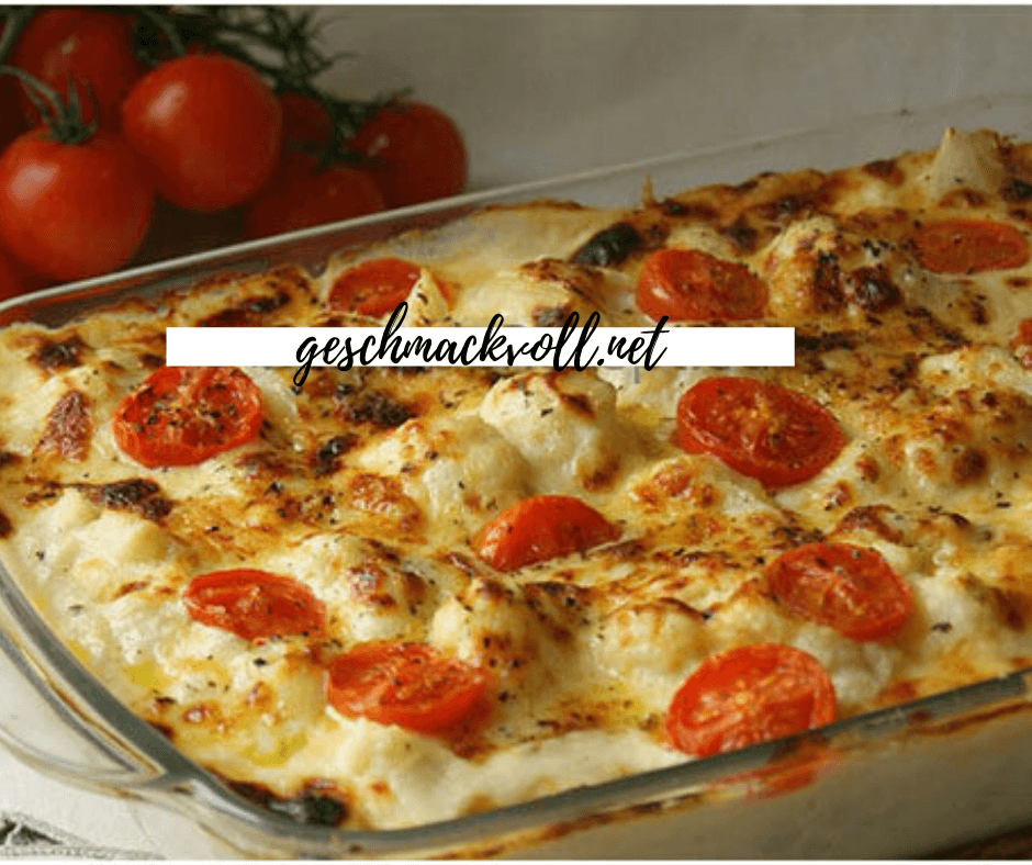 Titelbild für Blumenkohl-Hack-Auflauf In die Soße könnte ich mich reinlegen!